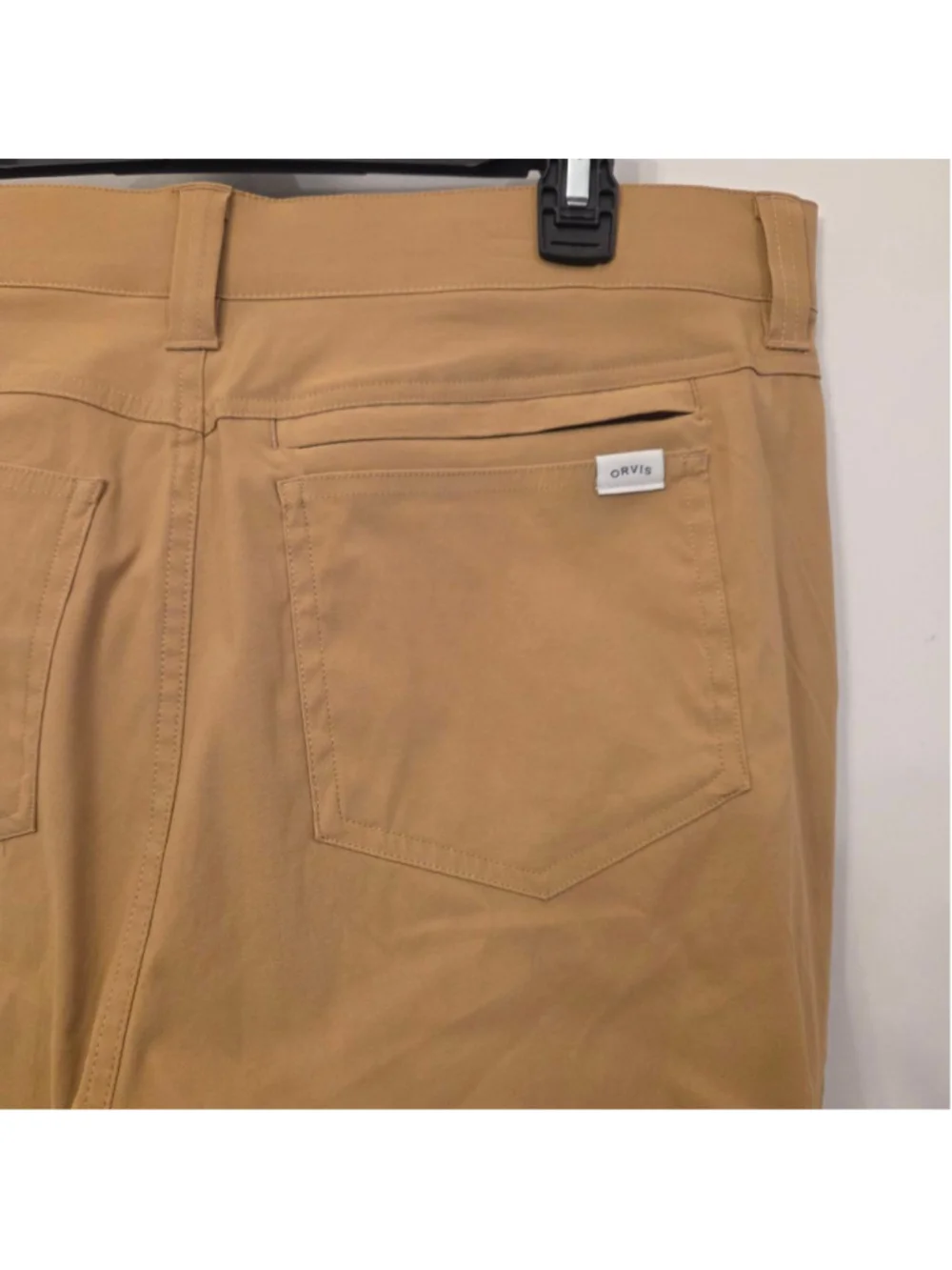 Men's Orvis Tan Performance 6 pocket Pants Waist 36/30